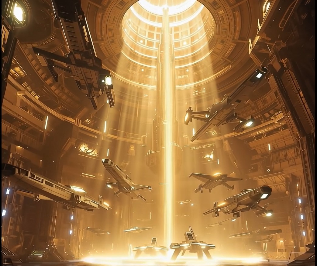 Luminary Fleet inside an ARC-CORE stabilized deployment chamber