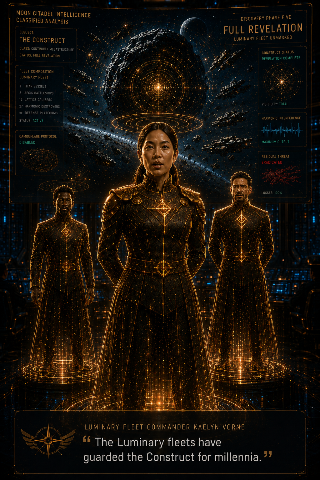Luminary Fleet Marshal Kaelyn Vorne character artwork