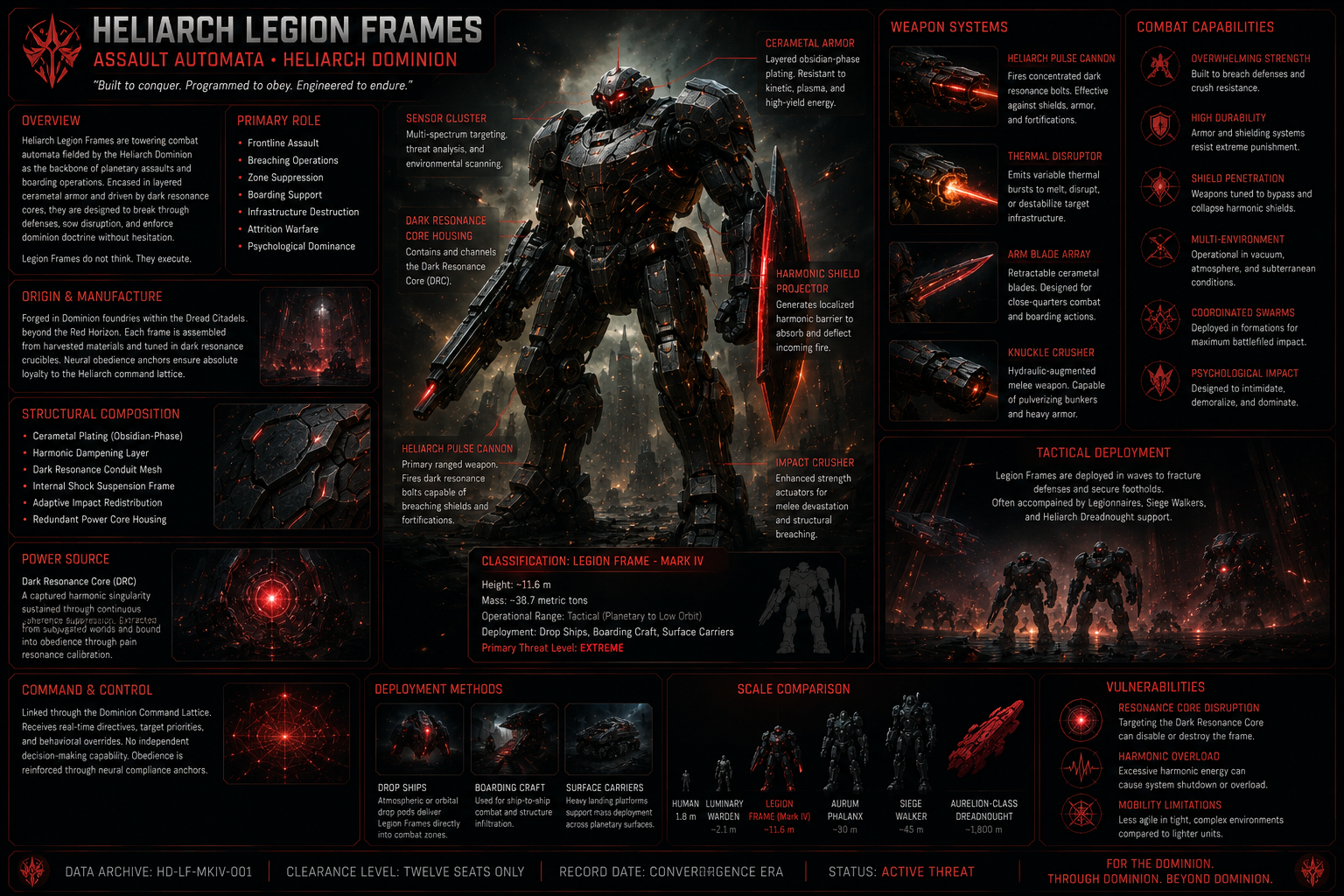 Heliarch Legion Frames